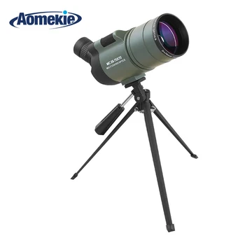 

AOMEKIE Spotting Scope 25-75X Zoom 70mm Lens with Tripod Bird Watching Waterproof Long Range Target Shooting Monocular Telescope