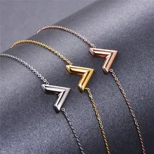 Martick, европейский бренд, золотой цвет, v-образная форма, браслеты, звенья цепи, брендовые ювелирные изделия для женщин, застежка-лобстер, браслеты M8