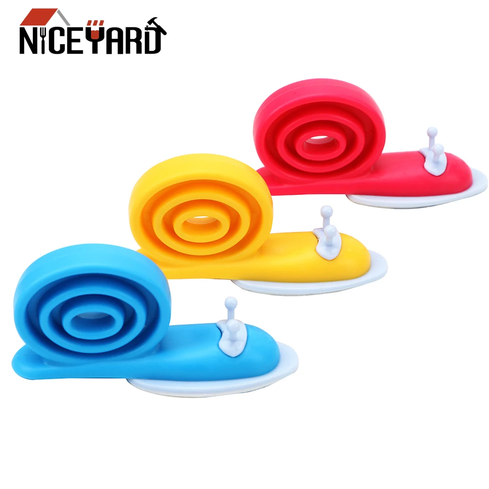 

NICEYARD 3 piece/set Door Stops Safety Guard Finger Protector Wedge Holder for Children Kids Cute Snail Shaped