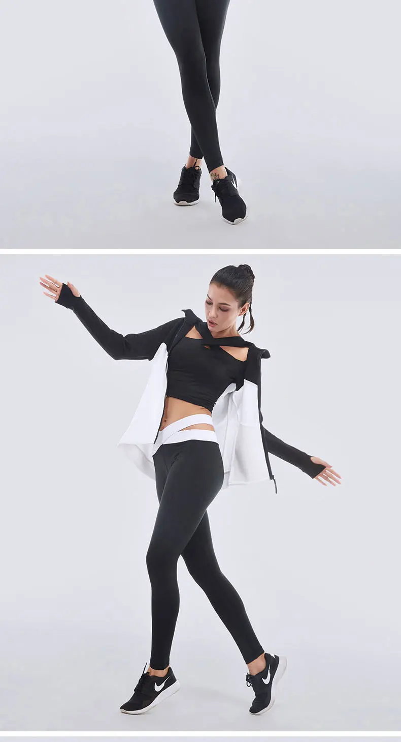 VANSYDICAL Yoga Top For Women Yoga Shirts Long Sleeve Gym Shirts Fitness Clothing Shirt Female Sports Tops Women Sport Shirt bts 17