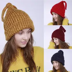 Bubble вязать громоздкие CC мешковатые Beanie Oversize зимняя шапка лыжный кепки Череп для женщин