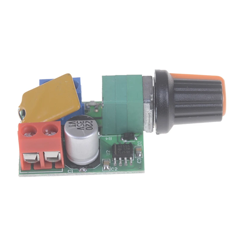 

High Linearity Band Switch DC Motor Speed Governor PWM Stepless Speed Controller Regulator LED Dimming 3V-35V Ultra