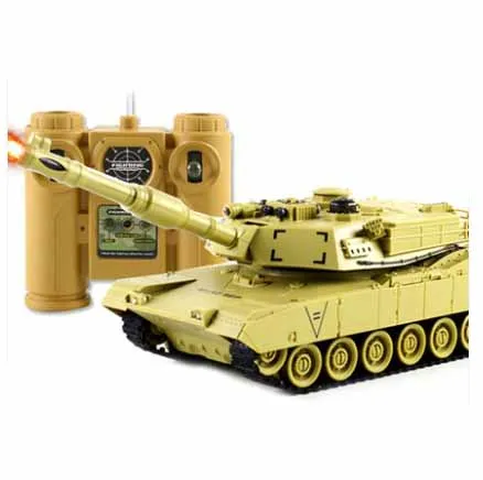6 стилей Радиоуправляемый боевой танк с дистанционным управлением Военный танк для стрельбы большой масштаб радиоуправляемая армейская Боевая модель millitary Rc боевой танк игрушка - Цвет: Цвет: желтый