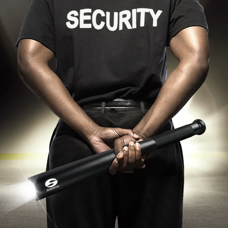 SHENYU Baseball Bat LED Flashlight 450 Lumens Super Bright Baton Torch for Emergency and Self Defense