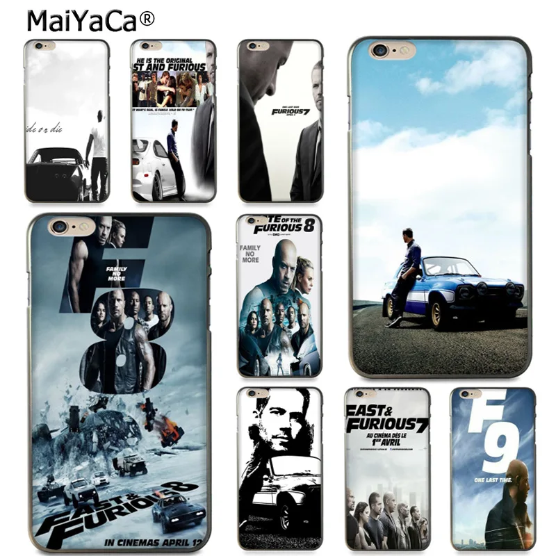 

MaiYaCa Fast And Furious Colorful Cute Phone Accessories Case for iPhone 8 7 6 6S Plus X 10 5 5S SE 5C case Coque