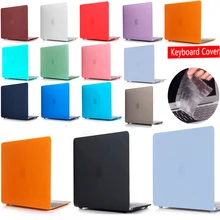 Чехол для ноутбука Apple MacBook Air Pro retina 11 12 13 15 для mac book Pro 13,3 15,4 дюймов с сенсорной панелью+ крышка клавиатуры