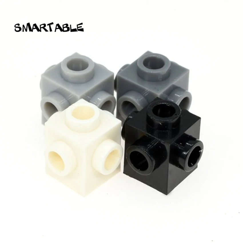 

Специальный технический кирпич Smartable 1x1 со шпильками на 4-х сторонах, строительные блоки, детали, игрушки для детей, совместимы с 4733 30 шт./лот