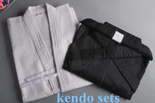 Высокое качество белый и черный Кендо Айкидо Иайдо Хакама боевых искусств GI униформа Добок одежда Бесплатная доставка