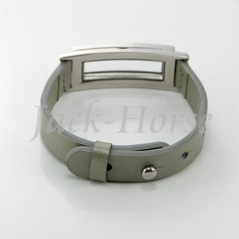 2015 newest mens locket bracelet trendy leather bracelet,stainless steel  floating locket bracelet, charms bracelet