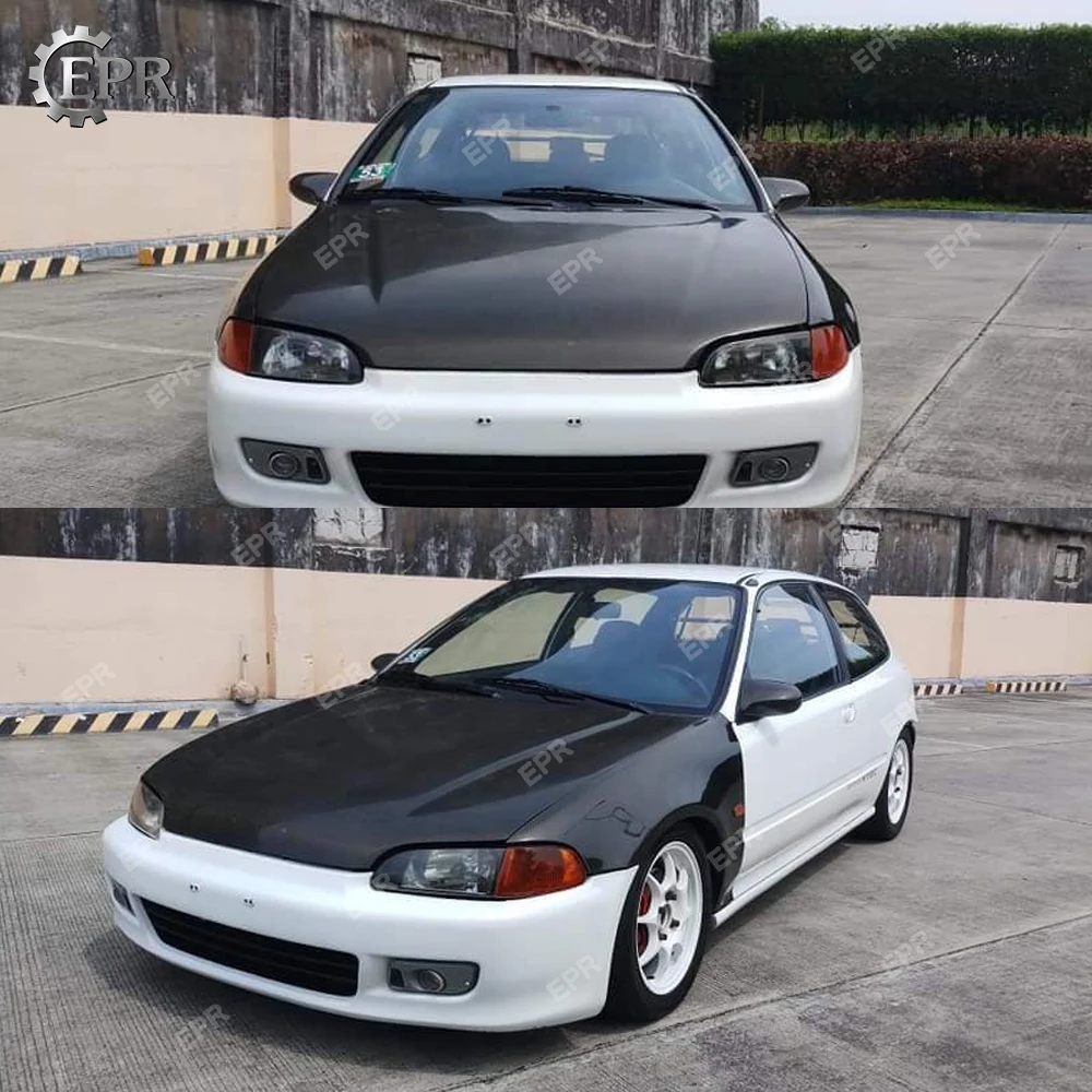 Капот из углеродного волокна для Honda EG Civic (1992 1995) 4 двери OEM Стиль FRP/стекловолокна