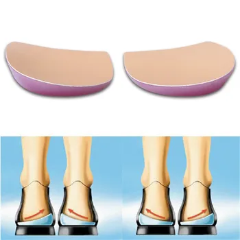 

O-Leg Orthopedic Heel Insoles Correct O-leg X-leg Splay Foot Men/Women Orthotics Shoes Pad Create Beauty Leg Feet Care