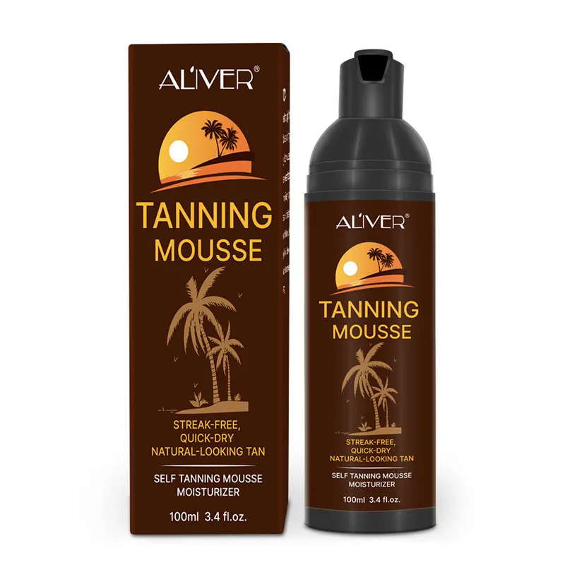 Tanning Mousse Suntan Cream Color Stay Bronze Self Sun Tan Tanning Enhance Day Tanning Cream Bronzer Sunscreen Tanner Lotion