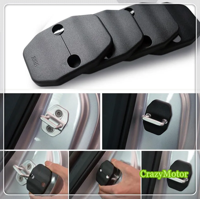 

For BMW 5 SERIES G30 2017 2018 Interior door lock cover protecting cover Anti-corrosive 4pcs/set