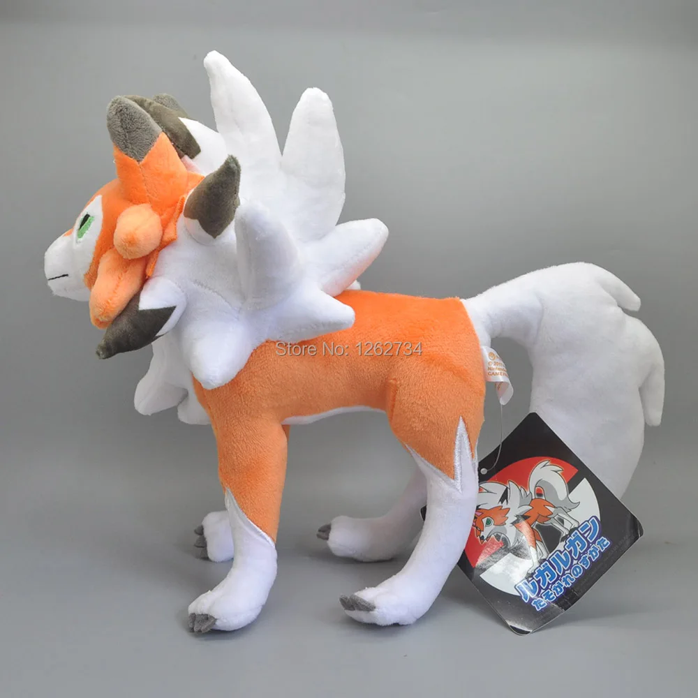 Lycanroc Dusk Form Rock-10inchT 12inch L-195g-34-C