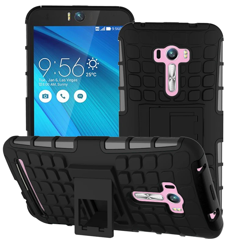 

For Asus Zenfone Selfie Case ZD551KL Heavy Duty Armor Shockproof Hybrid Hard Soft Silicone Rugged Rubber Phone Case Cover Shell