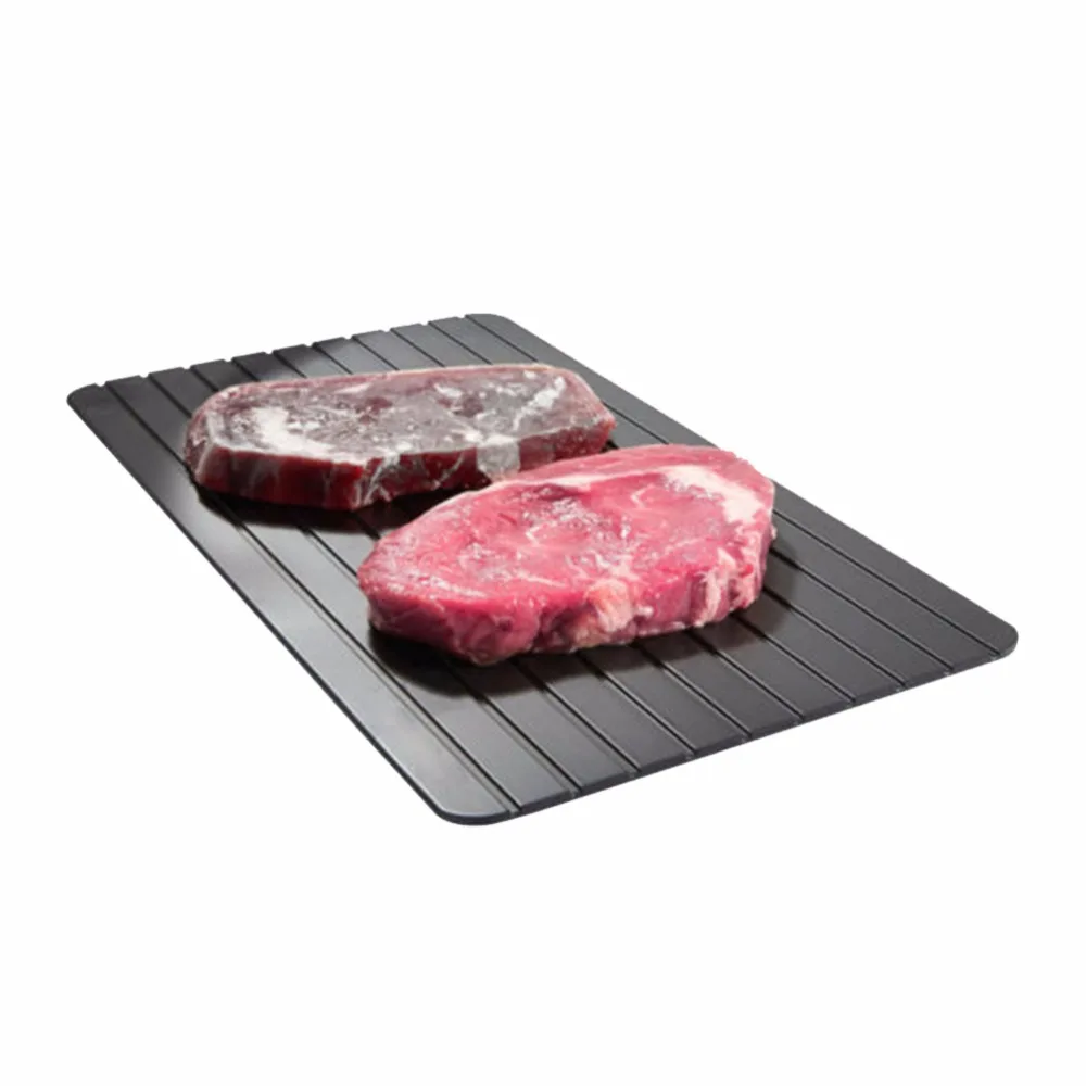 Magic Fast Unfreezing Of food Thawing Tray Thawing Frozen Meat Rib Defrosting Board Defrost Food In Minutes Aluminum