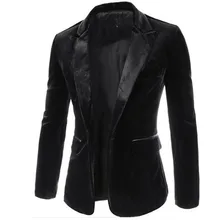 Новое модное повседневное однобортное вельветовое платье для выпускного вечера с отворотом, мужской тонкий красный костюм, куртка, куртка, черный, фиолетовый, на заказ