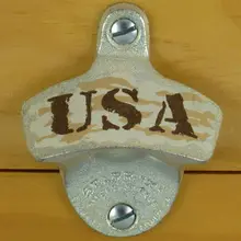 Пользовательские металлические открывалки для бутылок горячие продажи пустыня, камуфляж настенное крепление открывалка для бутылок низкая цена oem открывалка дешевые пользовательские металлические открывалки для бутылок