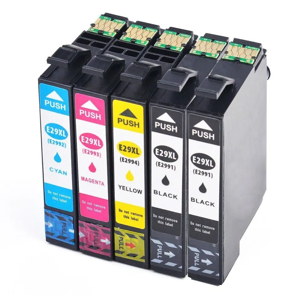 5x чернила 29 29XL 2991 T29 T2991 совместим с EPSON XP 342 345 XP342 XP345 XP445 445 чернильный картридж для