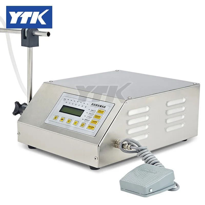 YTK 3-3000ml Small Numerical Control Oil Filling Machine/Small Portable Electric Liquid Water Filling GFK-160