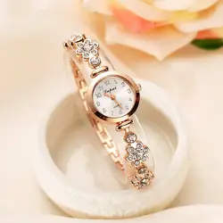 Часы Дамская Мода кварц браслет Montre Femme Relogio Feminino бриллиантами Баян saat женские часы horloges vrouwen # G