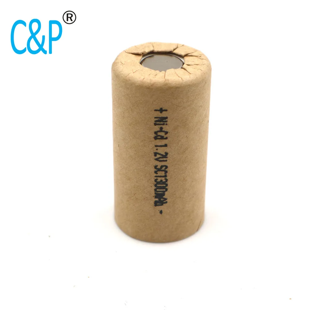 C& P для Ni-CD SC1300mAh батареи SC power Cell, аккумуляторная батарея, батарея для электроинструмента, скорость разряда 10C