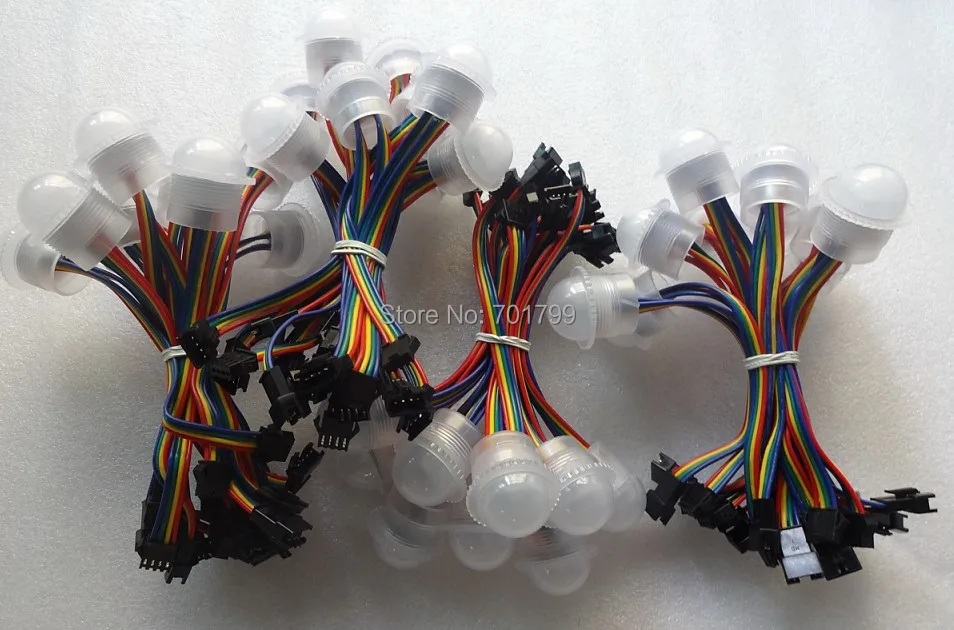 Светодиодный модуль пикселей диаметром 26 мм WS2801 1 шт. 5050 SMD RGB светодиодный 5 в пост.