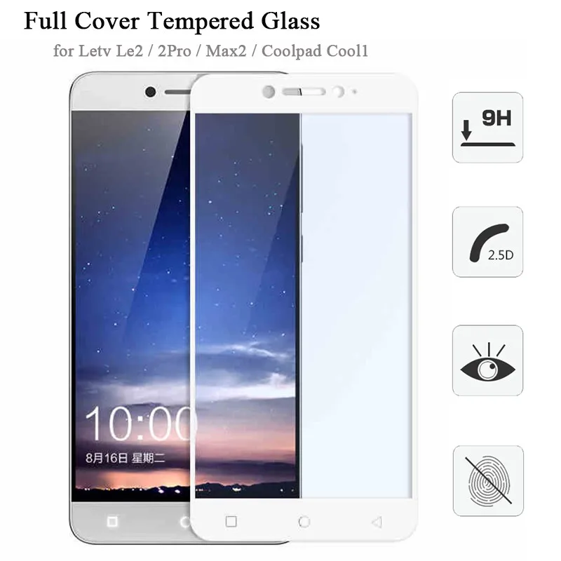 HD Full Cover Tempered Glass for Letv Le2 2Pro Max2 X520 X620 X820 ... X520 X620