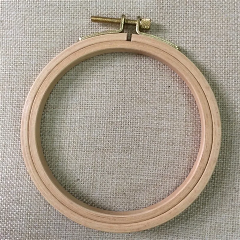 

1PC Dia10.5cm Wooden Embroidery Hoops Rack Hand DIY Cross Stitch hoop Embroiderying Tool Household Sewing Tool Economical Kit