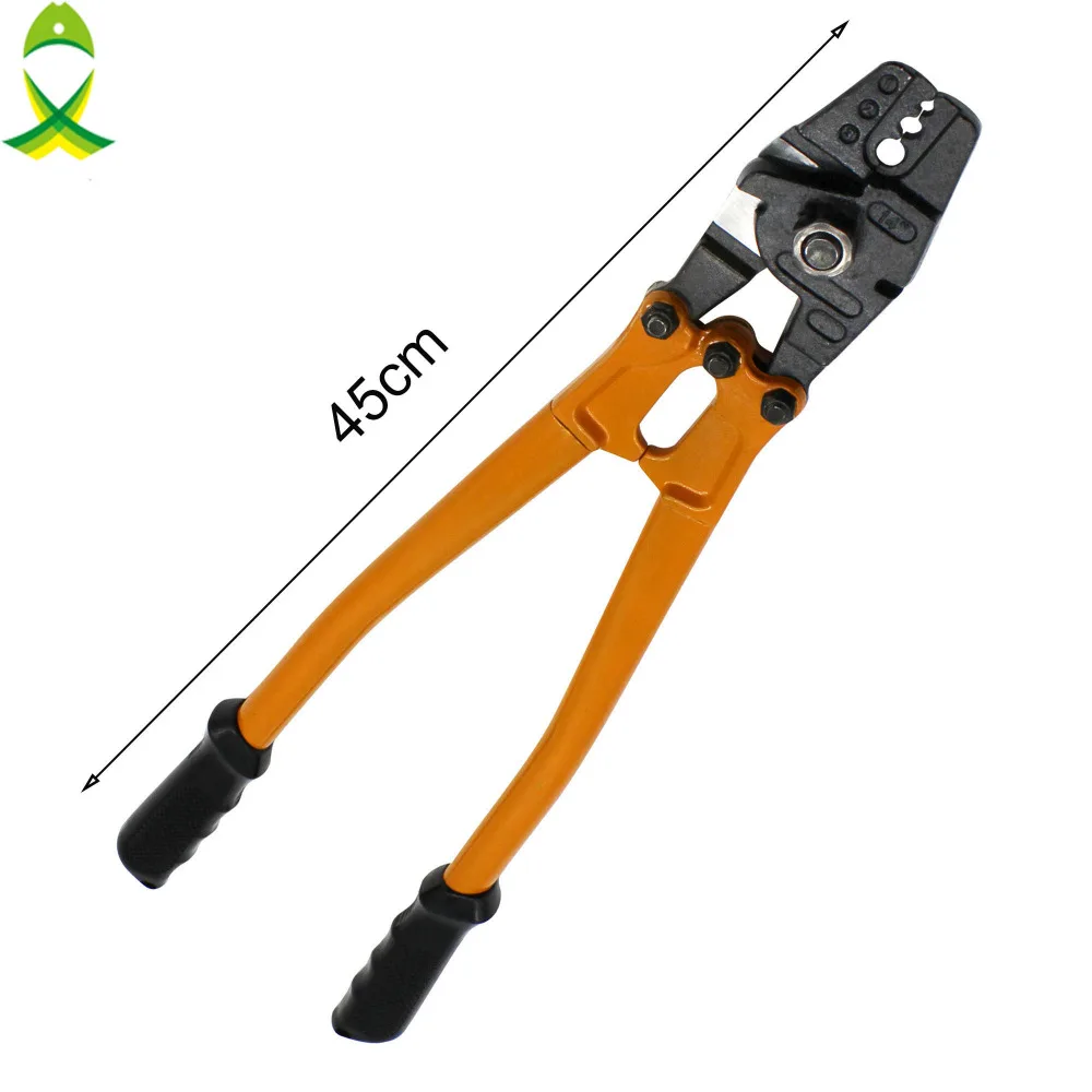 

JSM Multi-function Orange crimping fishing Pliers crimper sleeves tool for terminals Fishing tackle