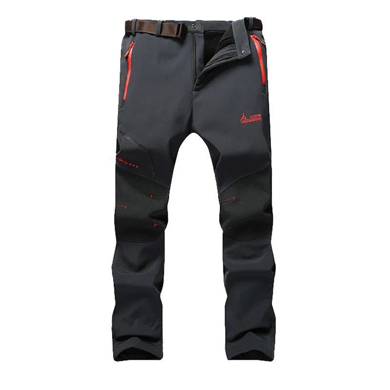 5XL para hombre de lana de invierno a prueba de viento pantalones de deportes al aire libre pantalones de escalada senderismo Camping senderismo esquí caza pantalones VA015