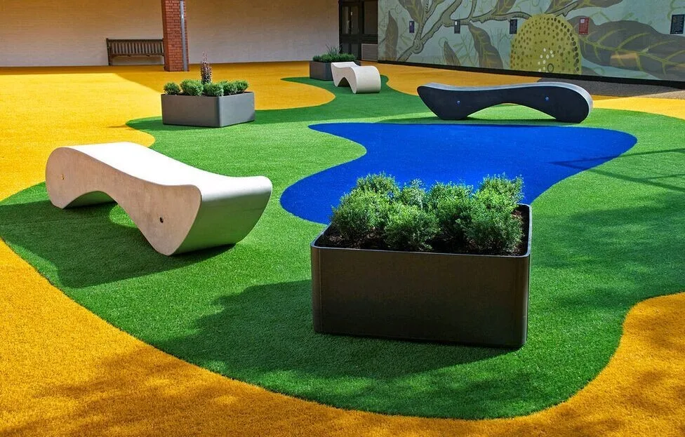primary school artificial grass lawn (1)