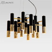 Modern luxurious living room pendant lights Nordic minimalist creative personality fashion dining room semi-ceiling pendant lamp fashion personality nordic modern pendant lights minimalist dining room single industrial wind bar pendant lamps za fg710