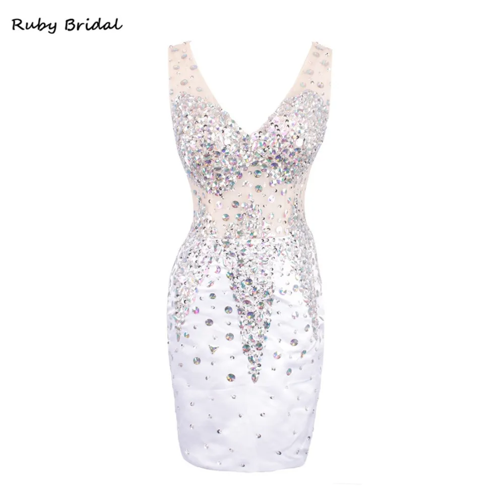 Ruby Bridal 2017 Vestido De Festa Длинные вечерние платья русалки белое шифоновое роскошное