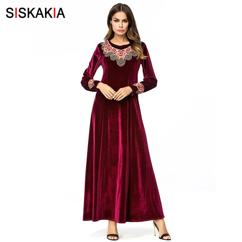 velvet maxi dress designs