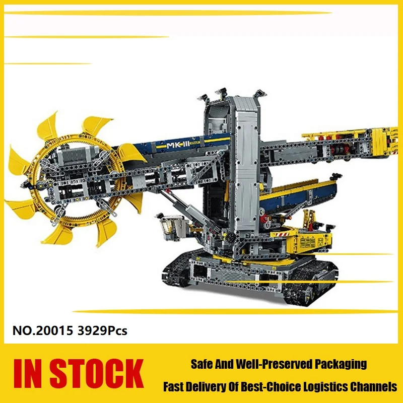 20015 3929Pcs Technic The Bucket Wheel Excavator Building assemble Blocks Educational Toys For