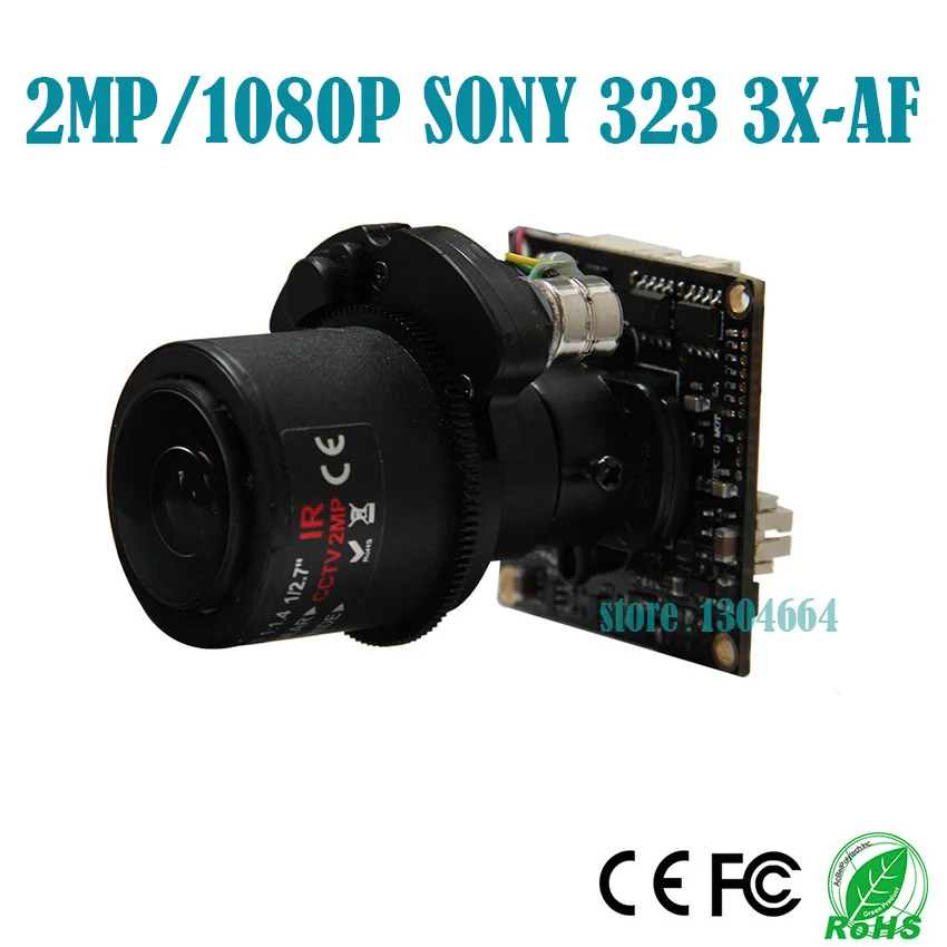 HD 2MP/1080 P SONY IMX323 AHD автофокусом моторизованный зум-объектив 4in1 модуль/AHD/TVI/CVI/CVBS CCTV Камера доска бесплатная доставка