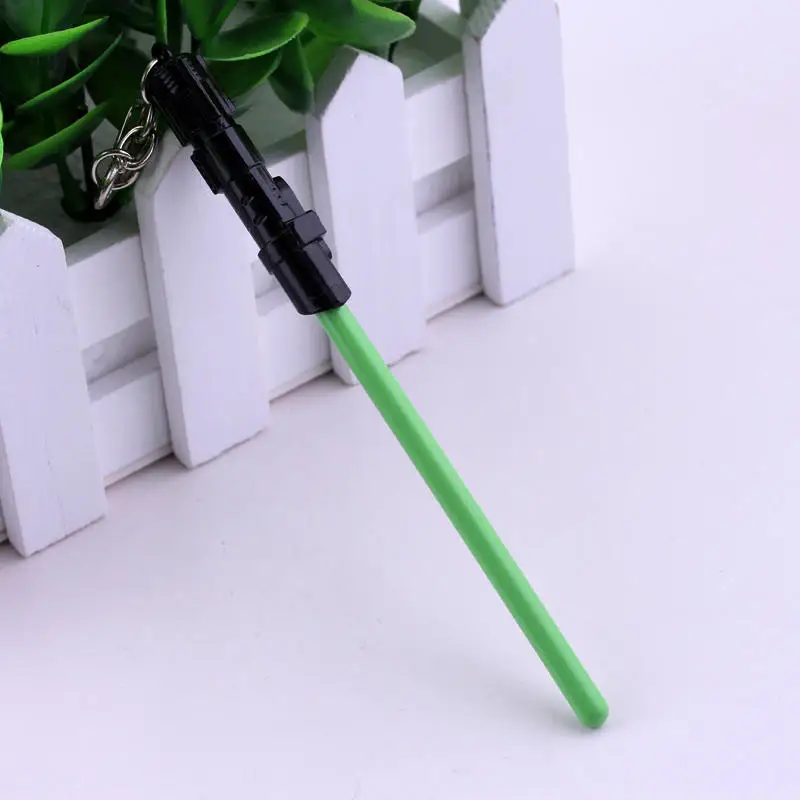 Горячая Мода Звездные войны лазерный брелок в виде меча сплав Дарт Вейдер люк световой меч брелок кольцо Porte Clef подарок для фанатов