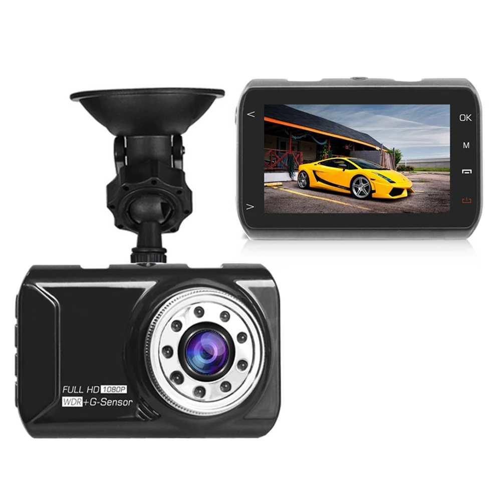 Novatek 96223 Car DVR Car font b Camera b font Dash cam 3 inch 1080P 170