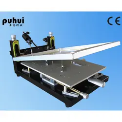 Авторизованный Новое поступление PUHUI Высокоточный принтер руководство Трафаретный принтер машина шелковая печатная машина