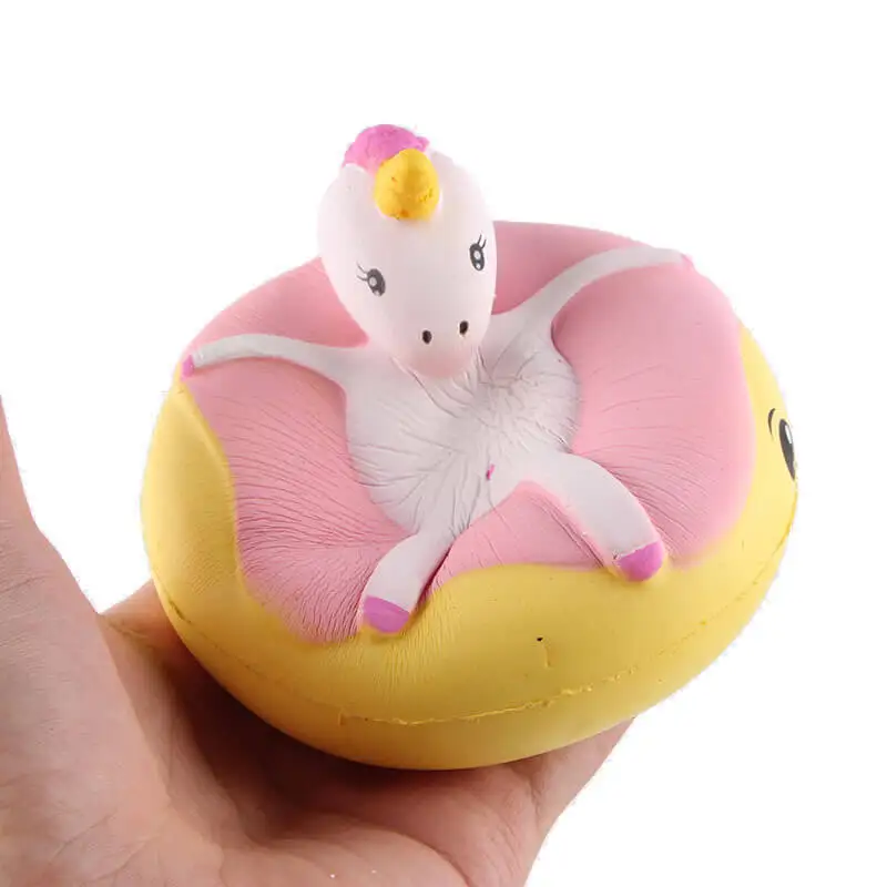 Unicorn Donuts Unpack the toy Squishy Slow Rising Phone straps