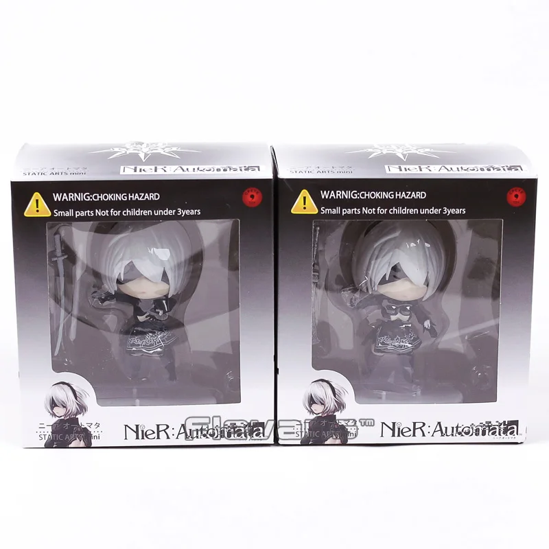 NieR Automata YoRHa № 2 Тип B 2B Q версия ПВХ фигурка Коллекционная модель игрушки 10 см