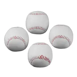 Шт. 1 шт. ручной работы софтболы PU верхний мяч для Софтбола Training Упражнение Бейсбол шары жесткий и мягкий бейсбол
