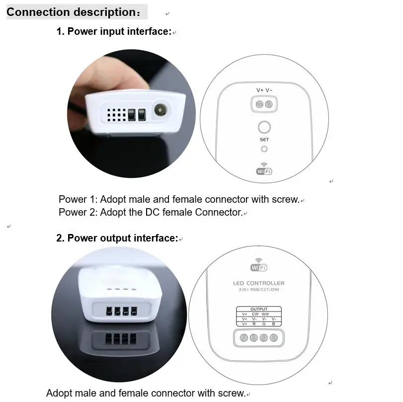 3 в 1 Wifi DIM/RGB/CCT умный регулятор линейного светильника, совместимый с Alexa Assistant для системы iOS