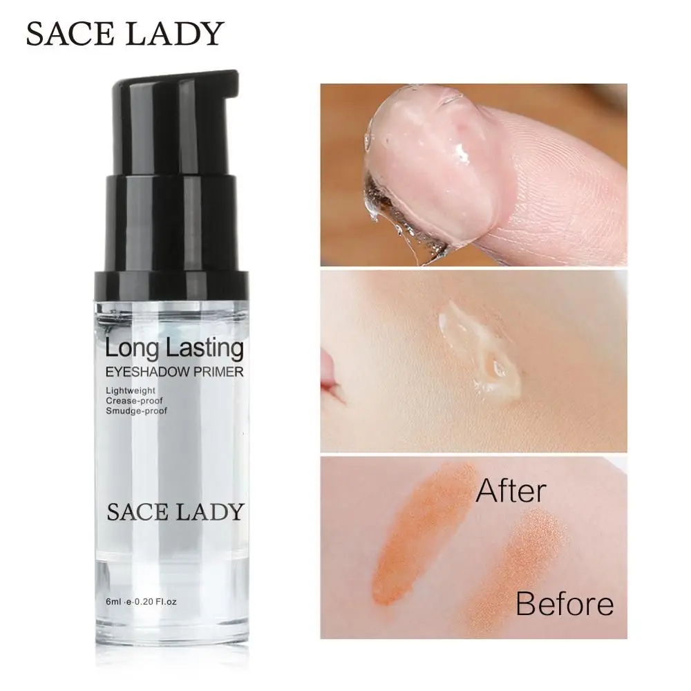 

SACE LADY Finish Liquid Eyeshadow Base Natural Brightening Makeup Eyeshadow Primer Moisturzing Long-lasting Eyeshadow Base Cream