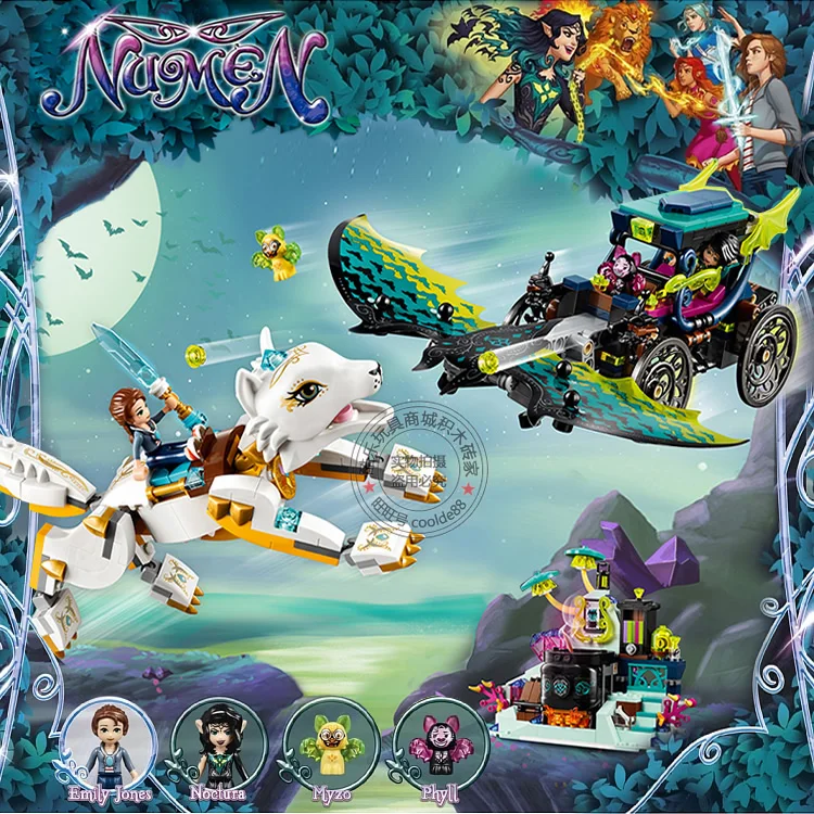 

Friend Series Emily & Noctura's Showdown Model Building Block 728pcs Bricks Toys Compatible With Legoings Girl Friends