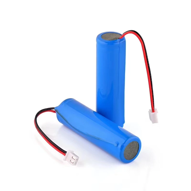 3.7v 2600mah 18650 battery with wire and JST connectorin Battery Packs