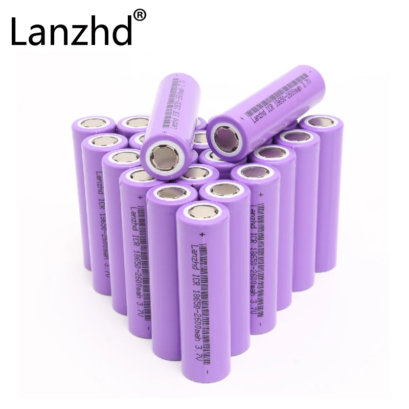18650 Batteries ICR18650 26F 5C Power battery 3.7v 13A 2600mAh Li-ion battery for Electric drill/Toy/cigarettes(8-40PCS)