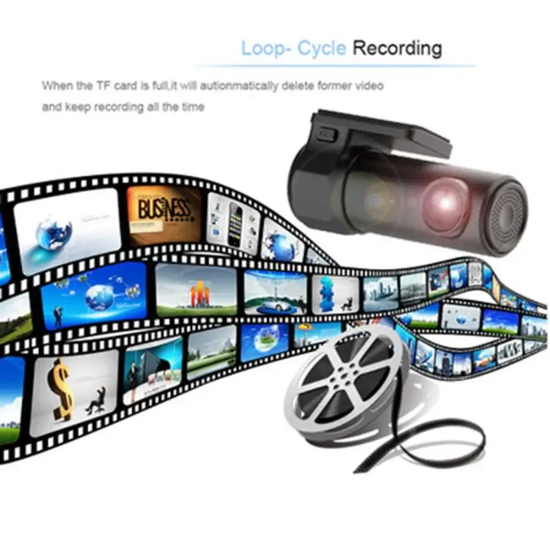 Умная Автомобильная DVR камера 1080P Full HD Wifi Автомобильный видеорегистратор 170