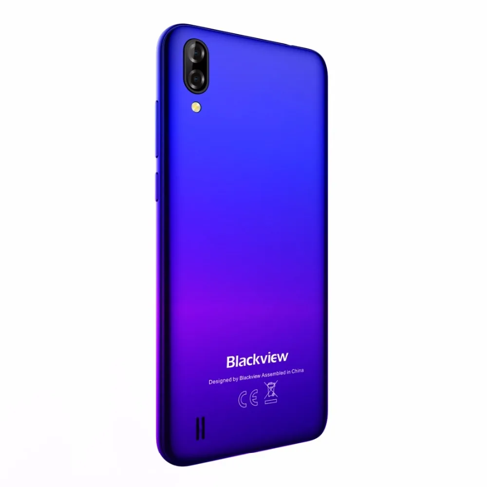 Смартфон Blackview A60, Android GO 8,1, 4080 мАч, аккумулятор, 19:9, 6,1 дюймов, двойная камера, 1 ГБ RAM, 16 ГБ ROM, мобильный телефон, 13 МП+ 5 Мп камера